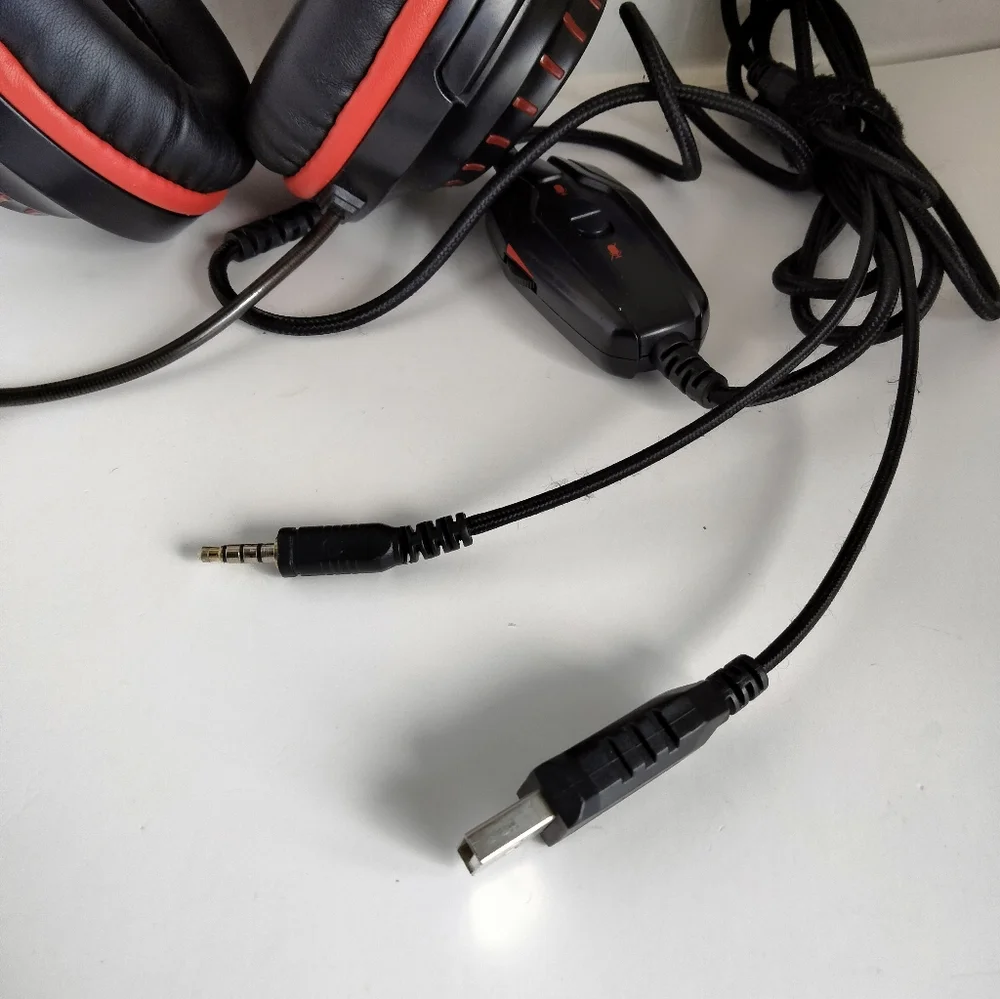 MASACEGON H-11 GAMING HEADSET Black & Red